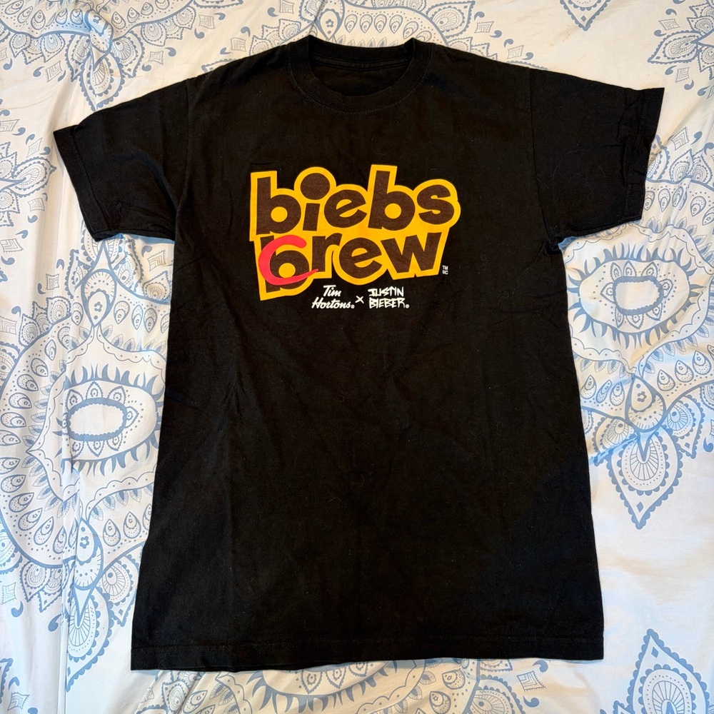 Justin Bieber x Tim Hortons shirt Small